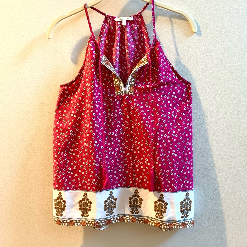 Bleuh Ciel Patterned Top, size S